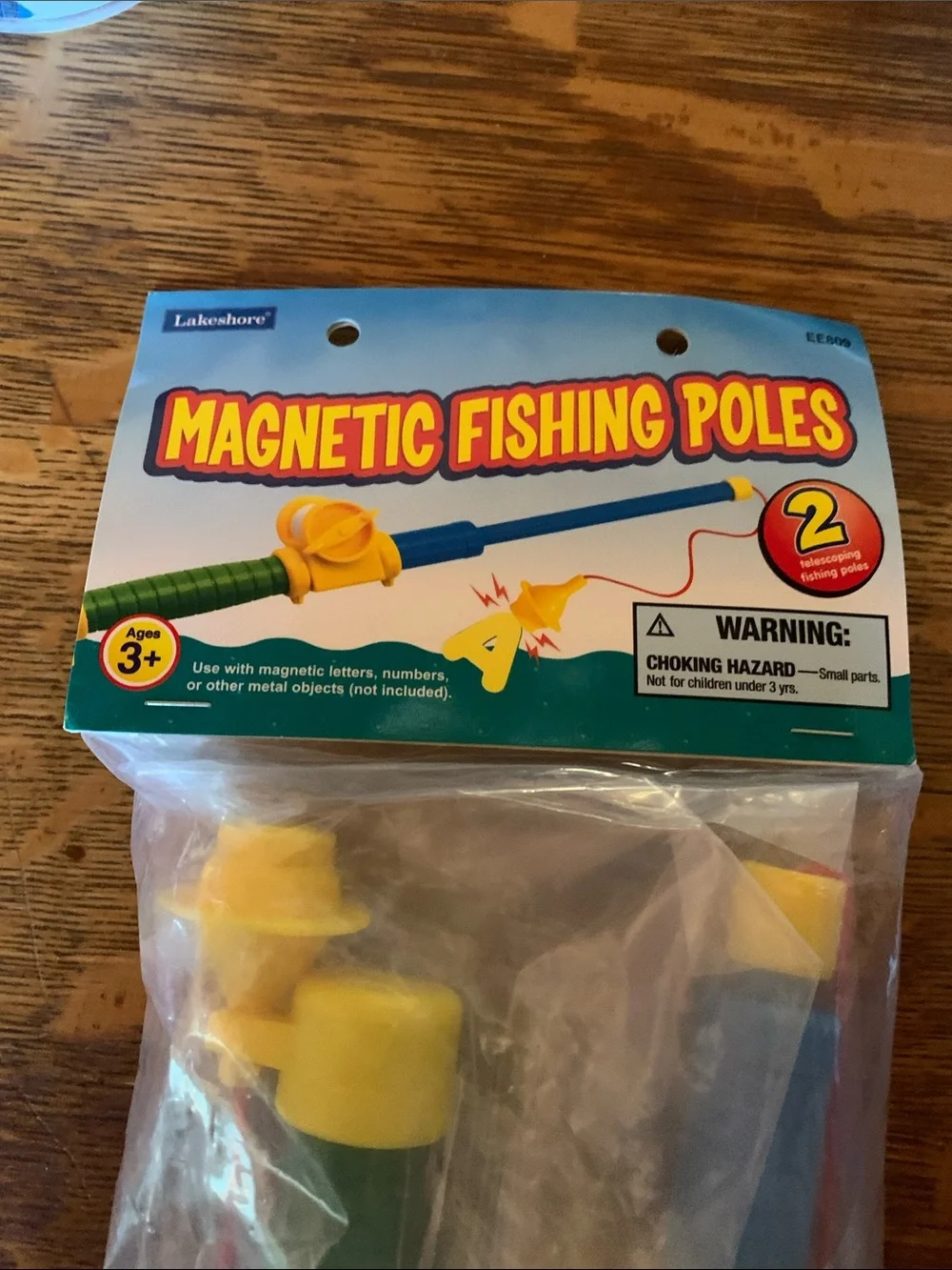 Magnetic Fishing Pole Set for Kids - Yellow & Multicolor by Lakshore